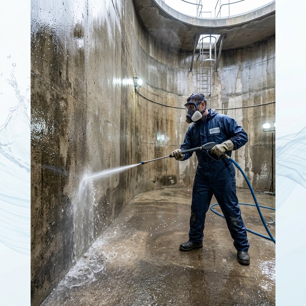 Professional Tank Cleaning Process